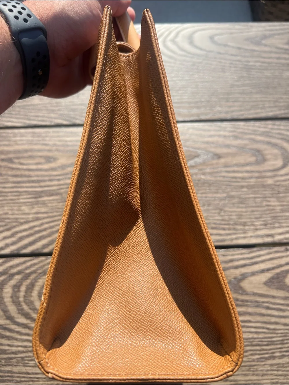 Dooney & Bourke Pebble Grain Large Barlow Satchel Tan Leather HL731 ST EUC